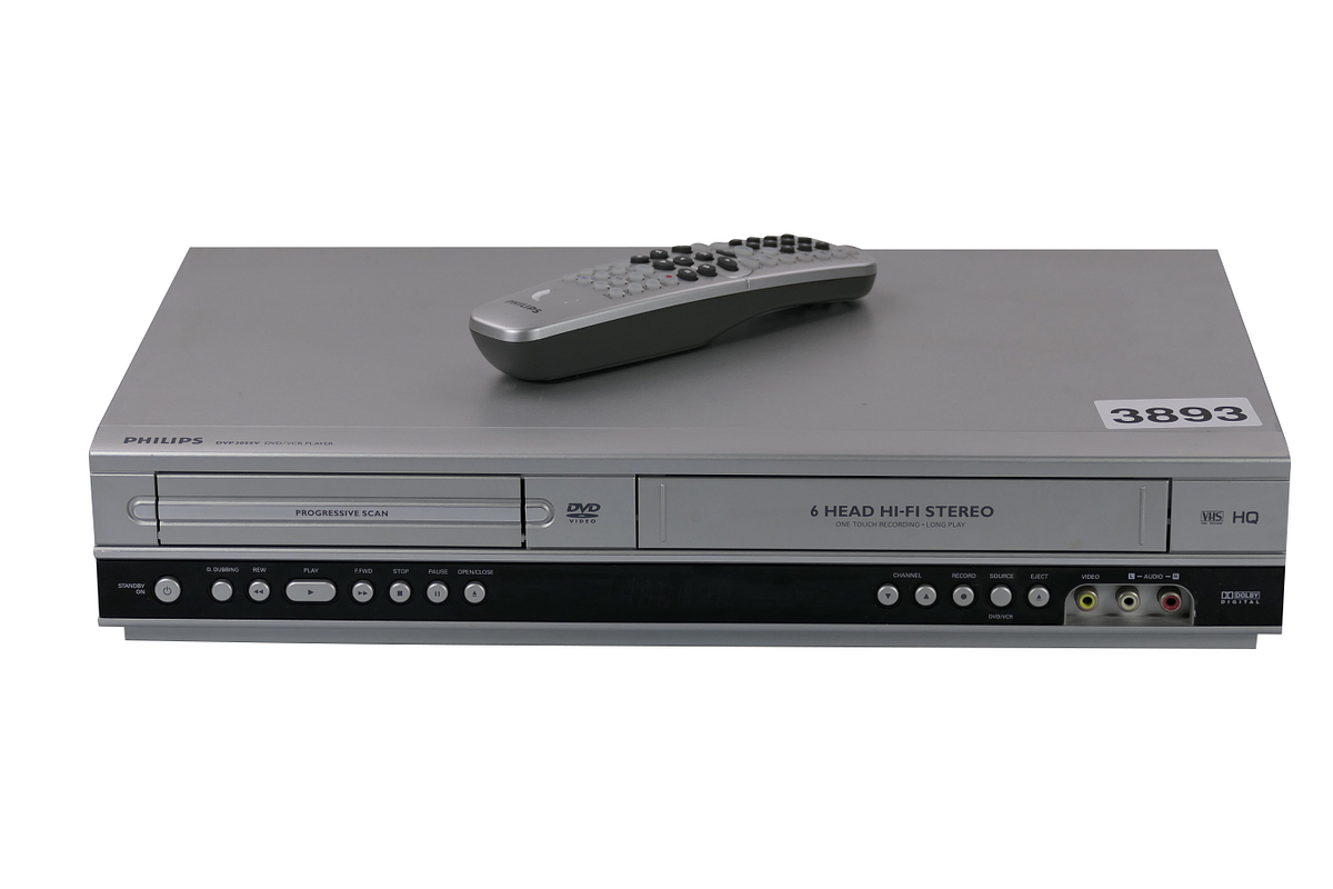 Philips Dvp V Dvd Player Vhs Recorder Vcrshop