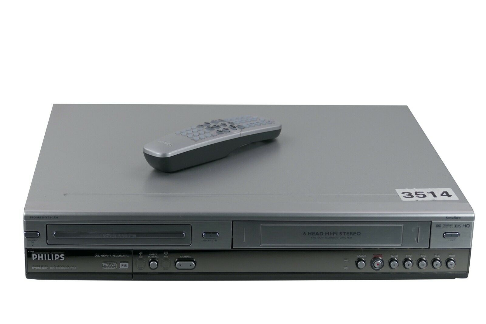 Philips DVDR3320V DVD VHS Recorder VHS Copy To DVD VCRShop