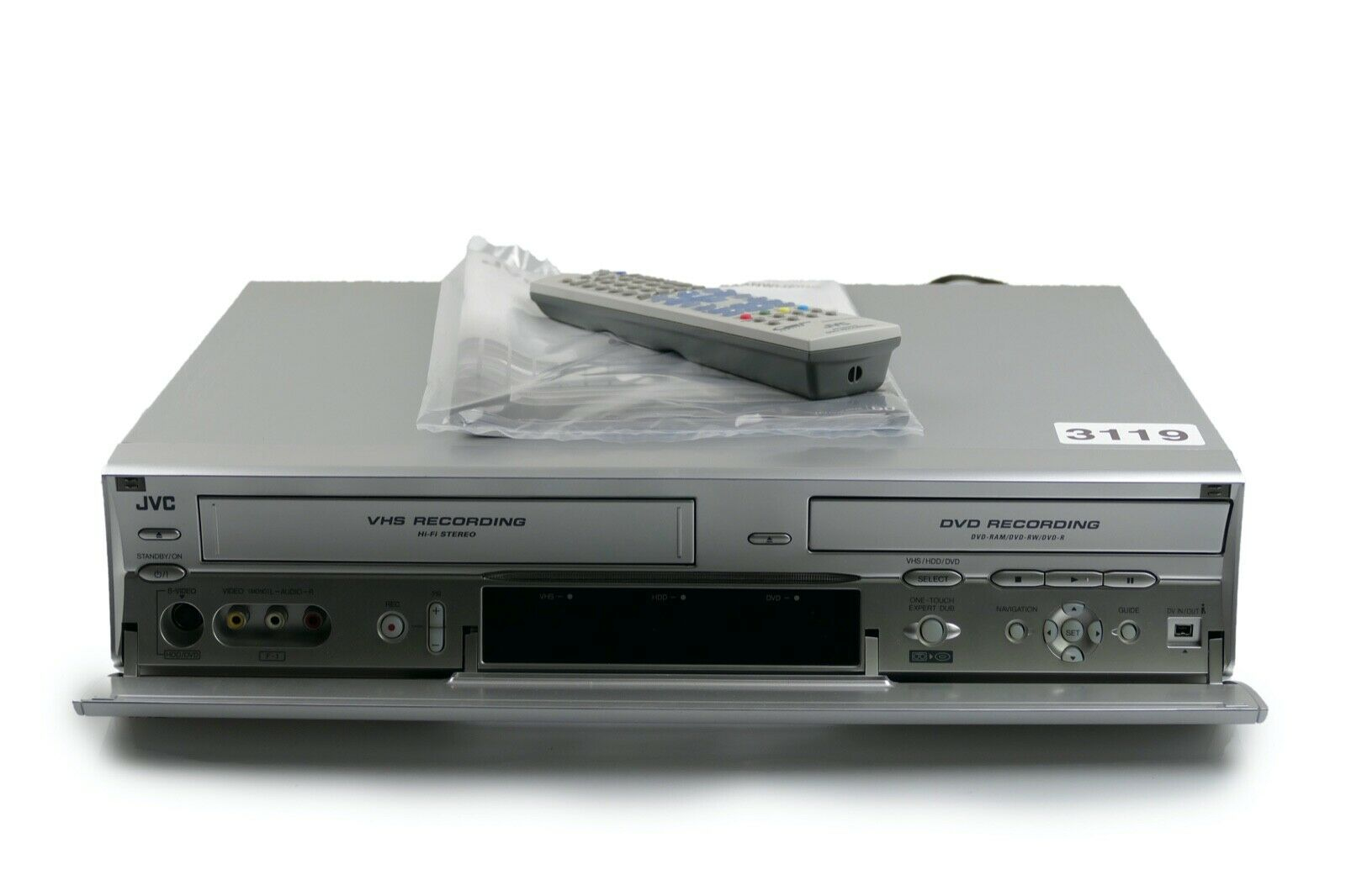 JVC DRMX10 DVD & VHS & Harddisk 160GB recorder + Remote & Manual