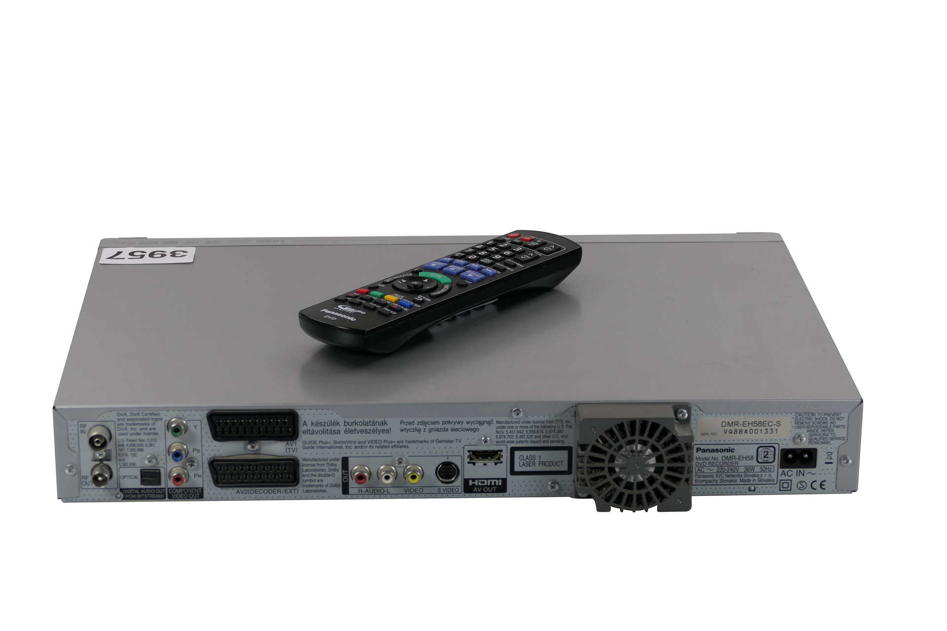 Panasonic DMREH58 DVD & Harddisk recorder (250GB)