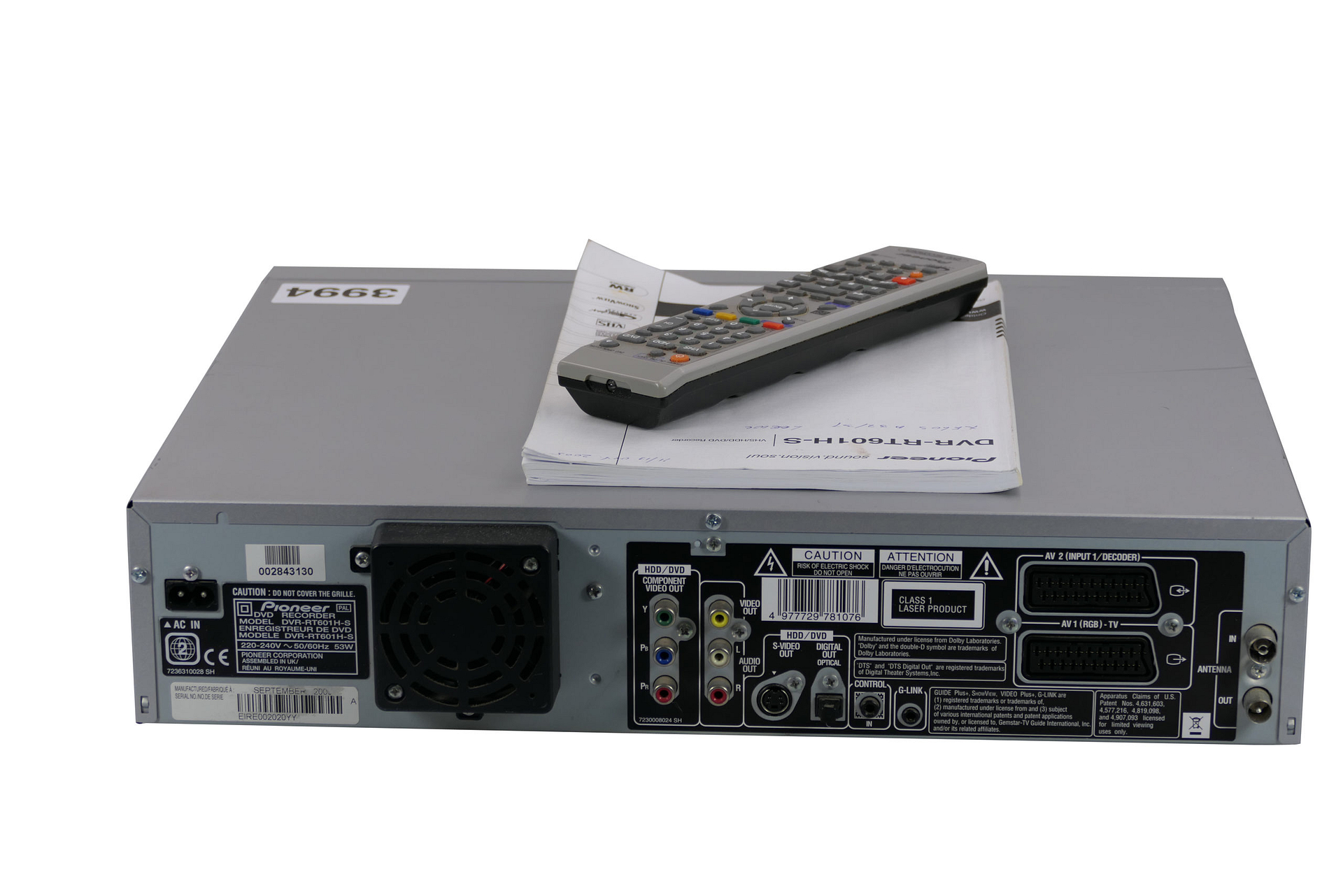hack code for pioneer dvr