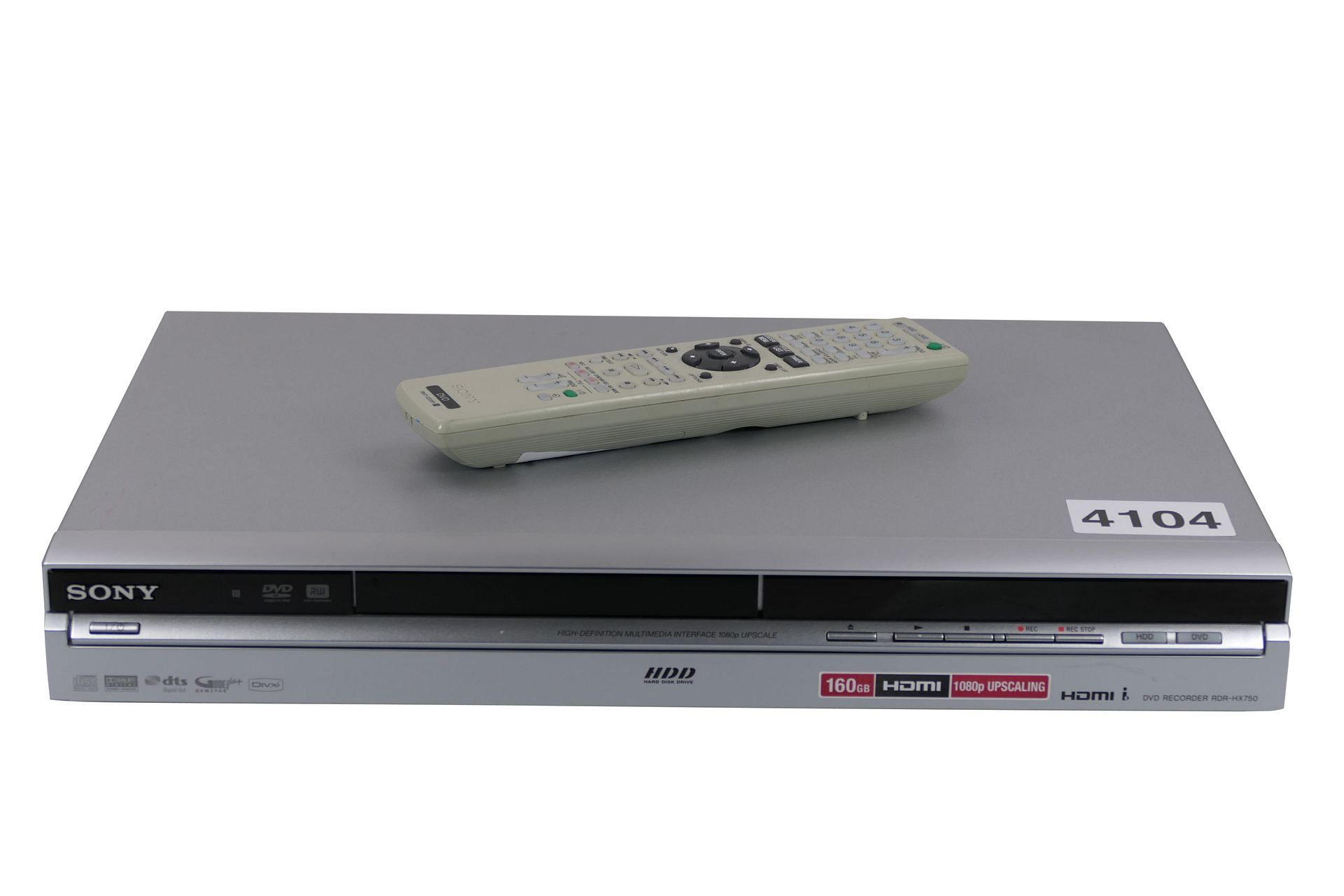 sony hdd dvd recorder rdr hx750