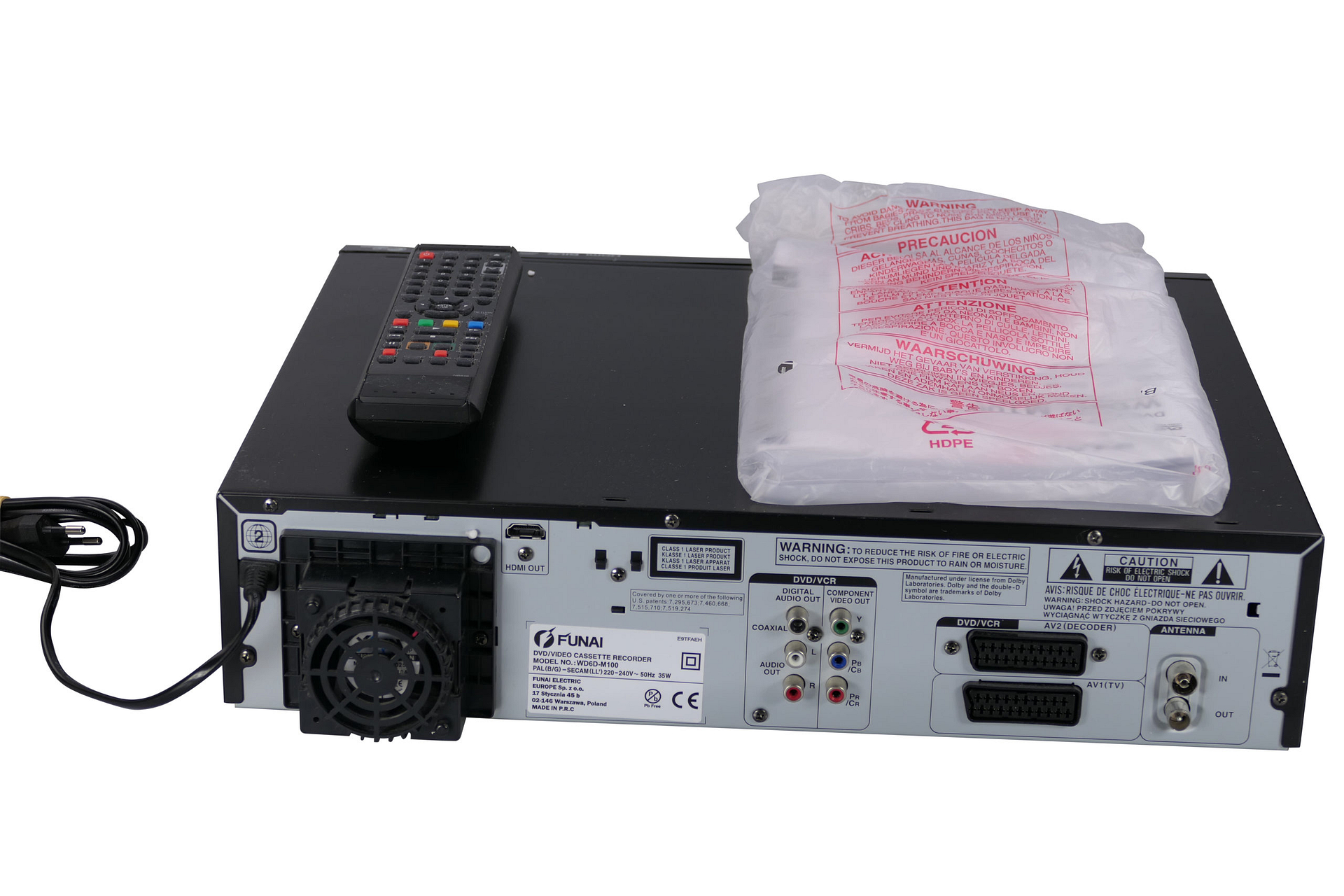 Funai WD6DM100 DVD & VHS recorder (VHS copy to DVD)