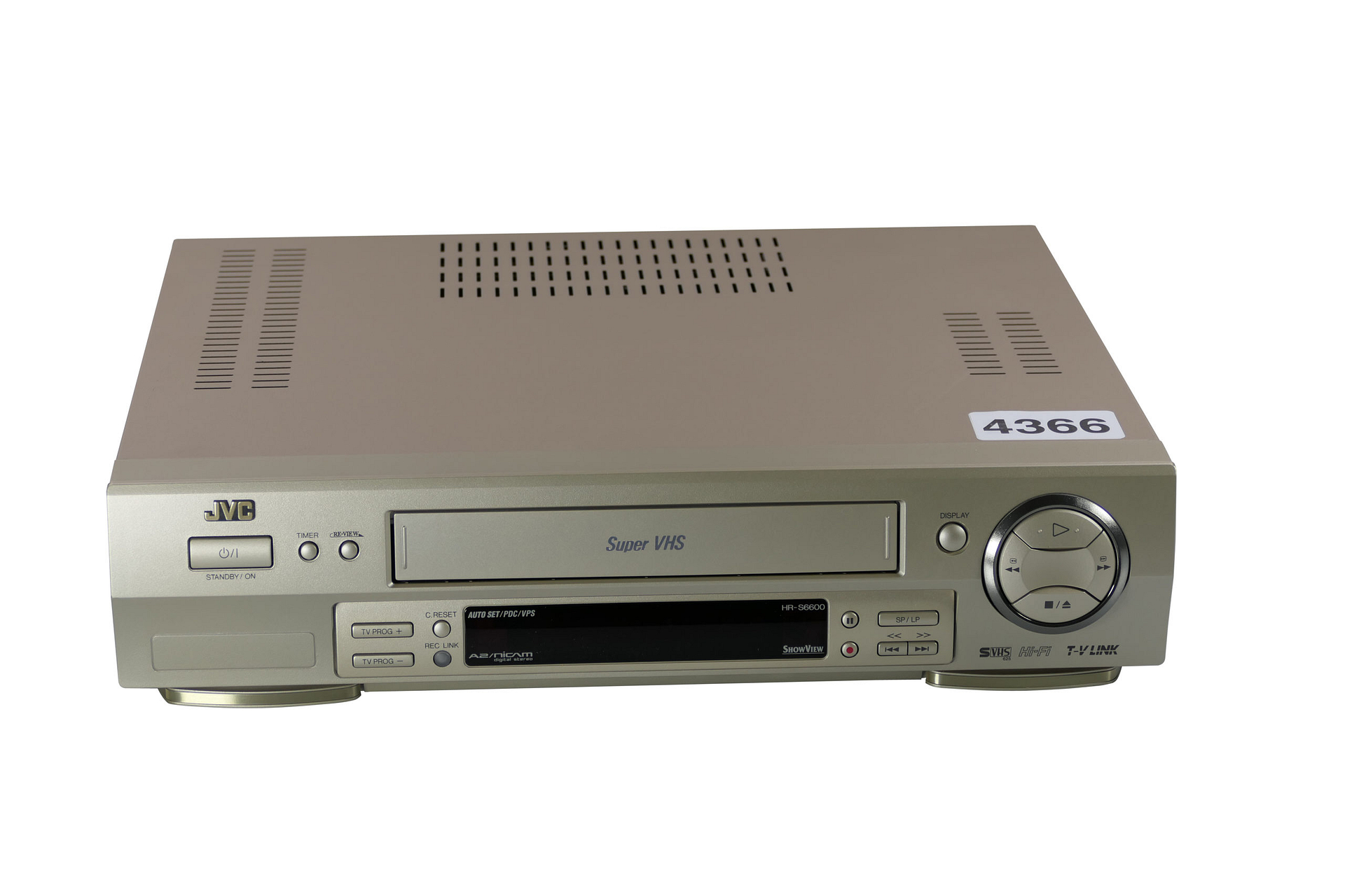 Vhs Videorecorder Neu Kaufen Media Markt JVC HR-S6600EU - Super VHS videorecorder | VCRShop