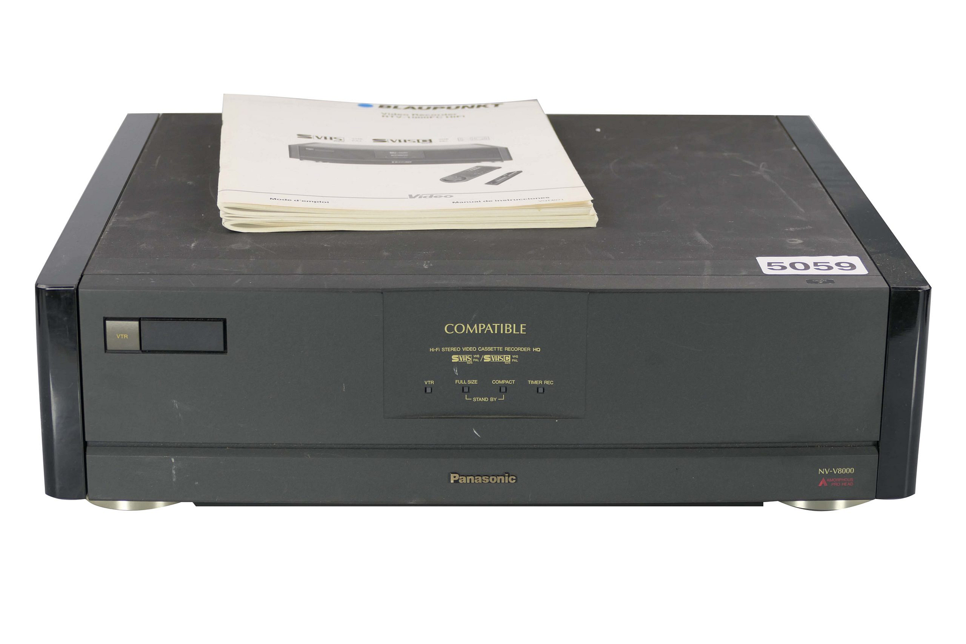 Panasonic NVV8000 SVHS Videorecorder HIGH END TBC VHS Recorder & VHS