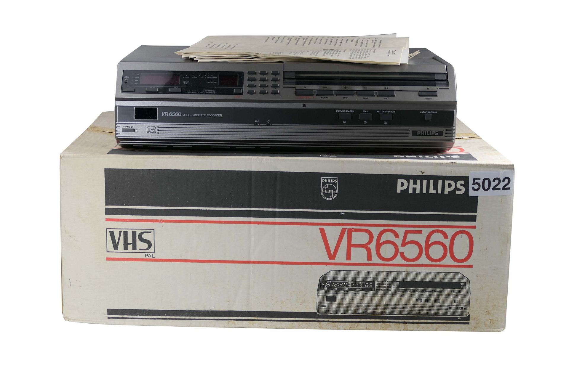 Philips VR6560 Vintage VHS recorder (BOXED)
