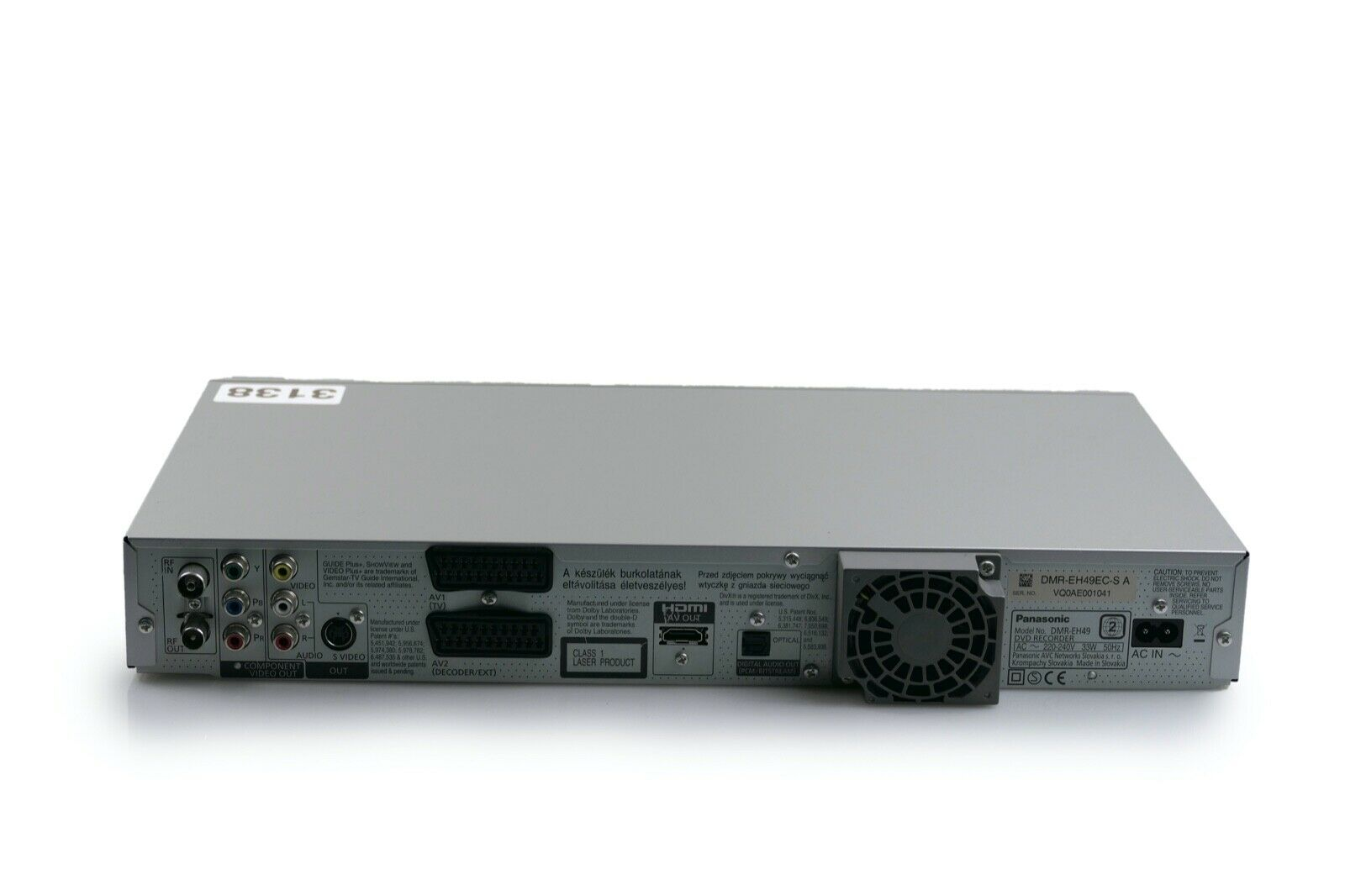 Panasonic DMREH49 DVD & Harddisk recorder (160GB)